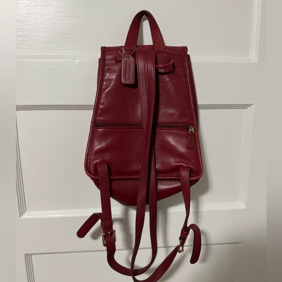 Vintage Coach Large Daypack RED 9791 RARE - Picture 4 of 6